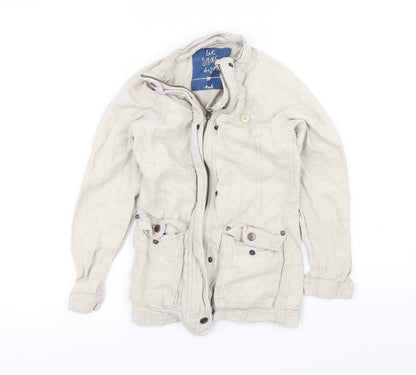 NEXT Girls White   Overcoat Coat Size 9 Years