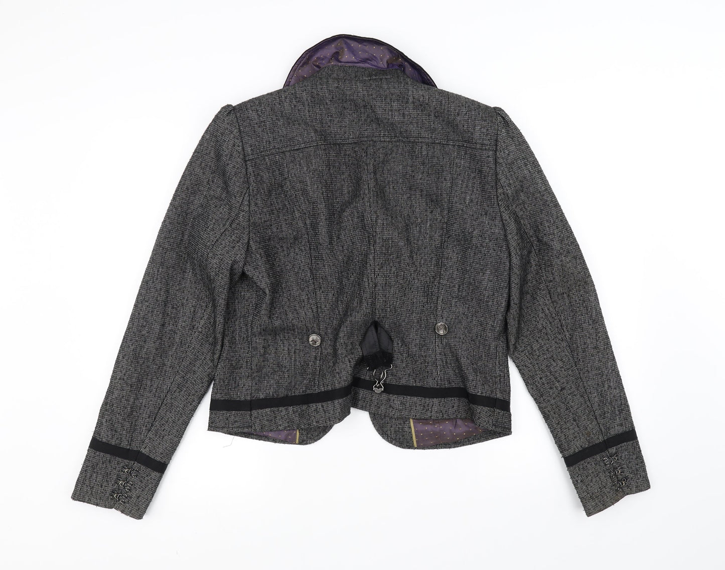 Womens UK Size M NEXT Grey Overcoat