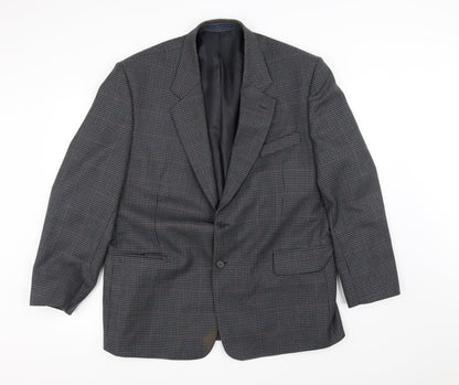 Mens UK Size 44 Preworn Regular Grey Suit Jacket