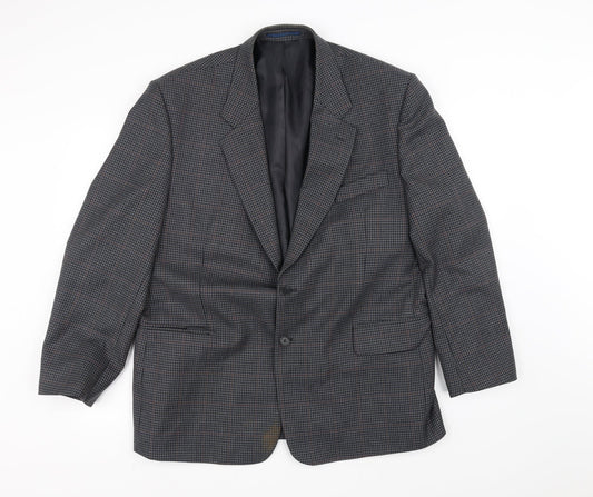 Mens UK Size 44 Preworn Regular Grey Suit Jacket