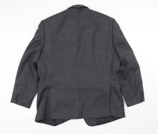 Mens UK Size 44 Preworn Regular Grey Suit Jacket