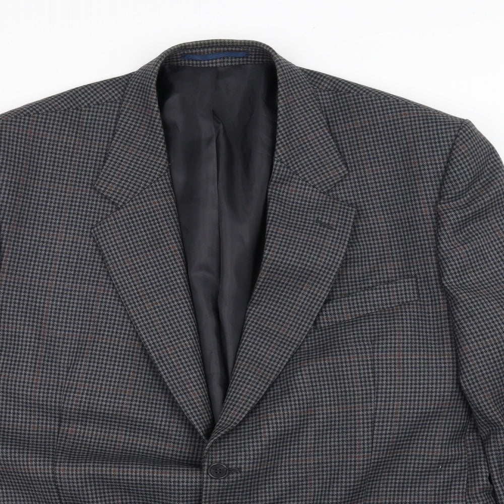 Mens UK Size 44 Preworn Regular Grey Suit Jacket