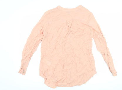 Womens UK Size 6 H&M Pink Basic Blouse