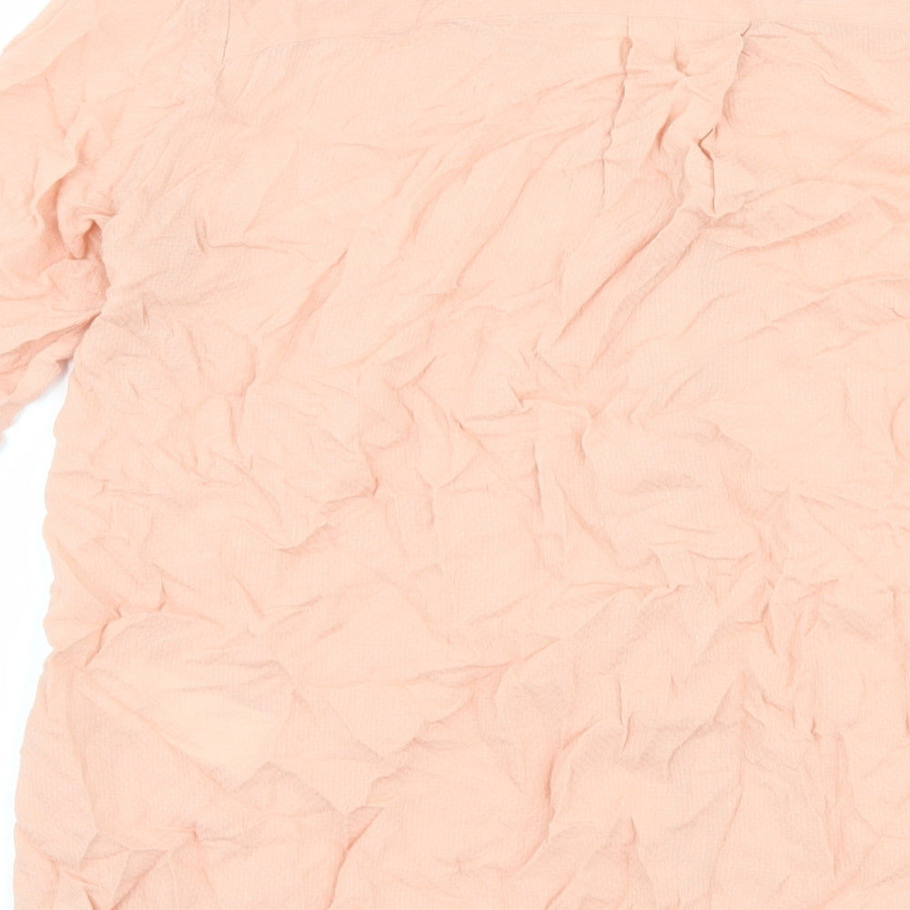 Womens UK Size 6 H&M Pink Basic Blouse