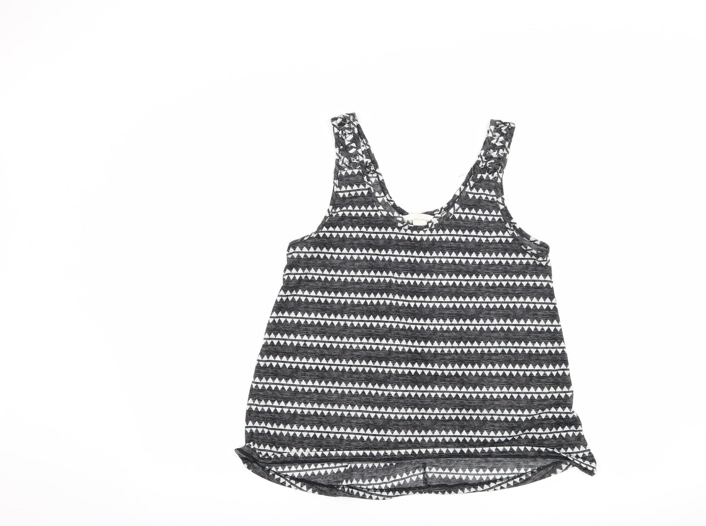 Womens UK Size M H&M Black Basic Tank