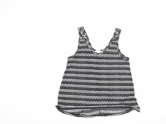 Womens UK Size M H&M Black Basic Tank