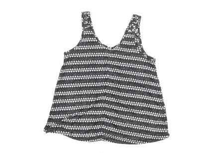 Womens UK Size M H&M Black Basic Tank