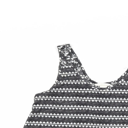 Womens UK Size M H&M Black Basic Tank