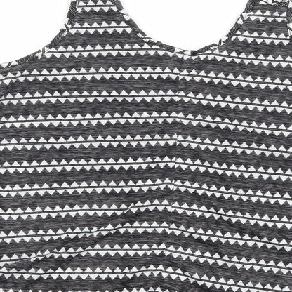 Womens UK Size M H&M Black Basic Tank