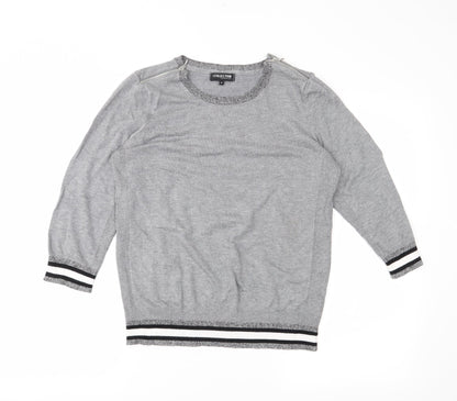 The Collection Womens Grey   Pullover Jumper Size 16