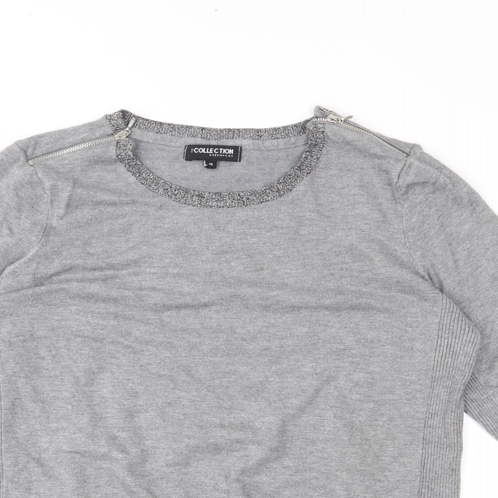 The Collection Womens Grey   Pullover Jumper Size 16