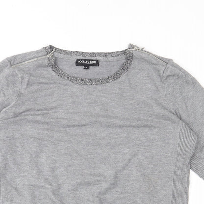 The Collection Womens Grey   Pullover Jumper Size 16