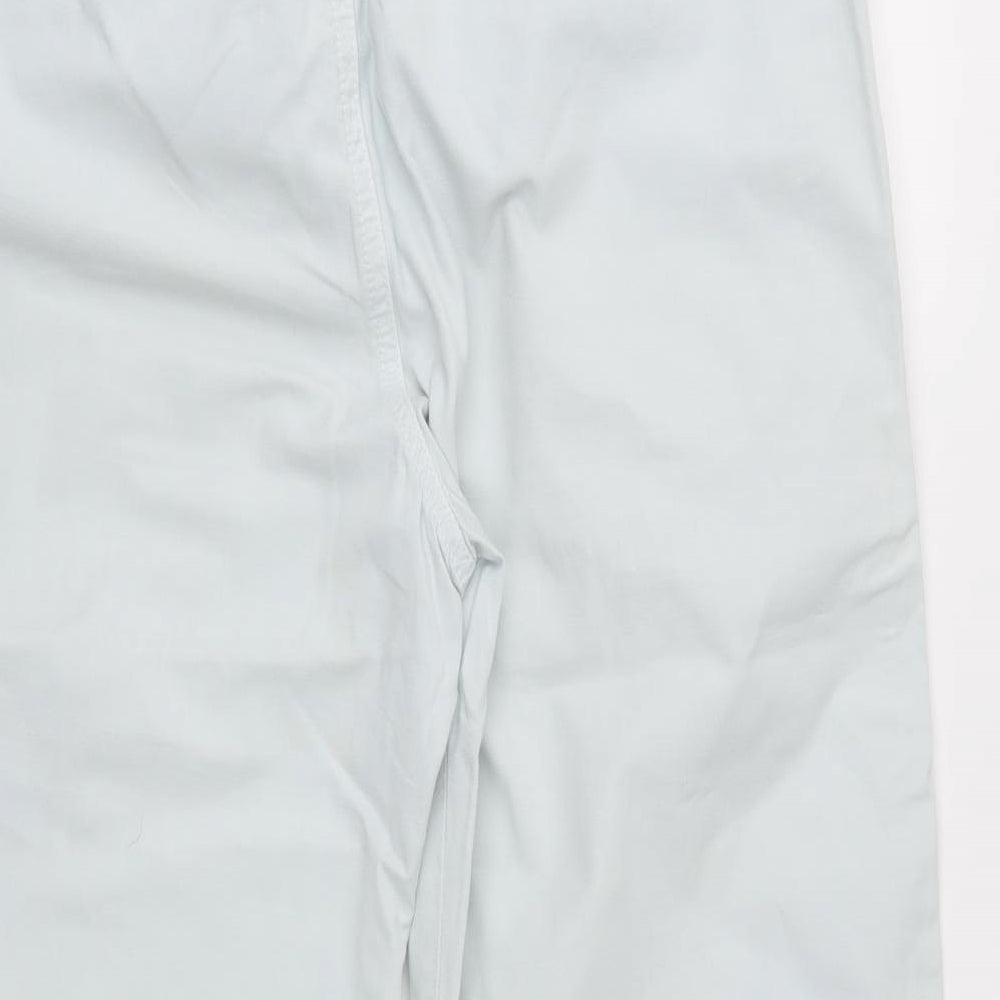 Womens UK Size 30 in NEXT Regular Fit Cargo White Trousers