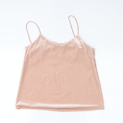 Womens UK Size S H&M Pink Basic Blouse