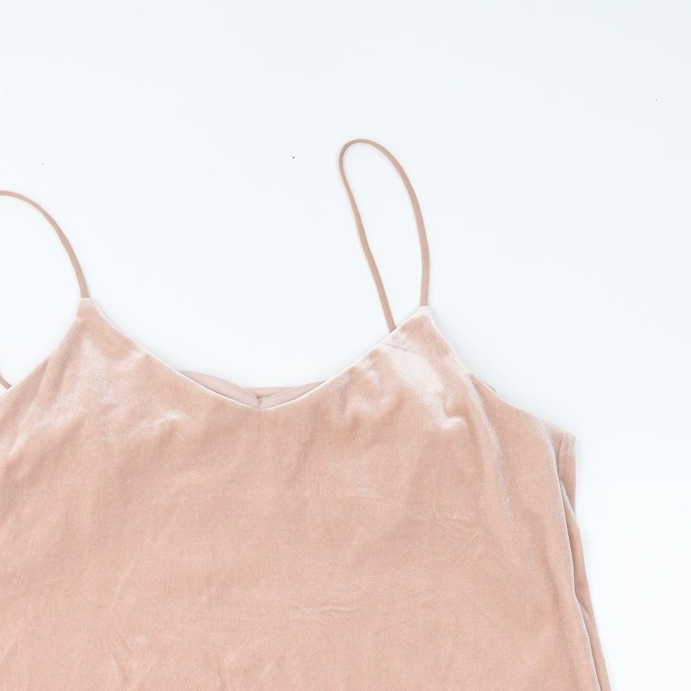Womens UK Size S H&M Pink Basic Blouse