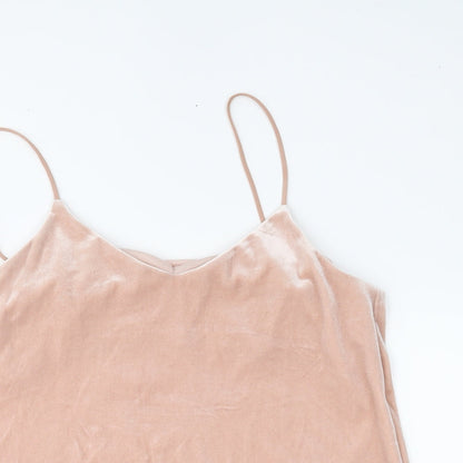 Womens UK Size S H&M Pink Basic Blouse