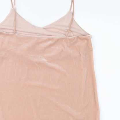 Womens UK Size S H&M Pink Basic Blouse