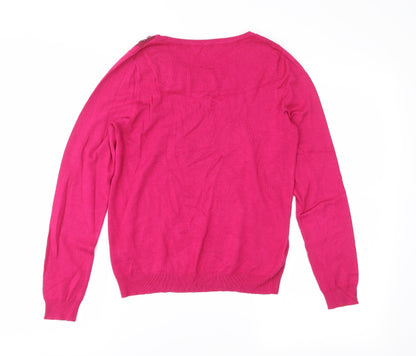 Marks & Spencer Womens Pink   Pullover Jumper Size 8