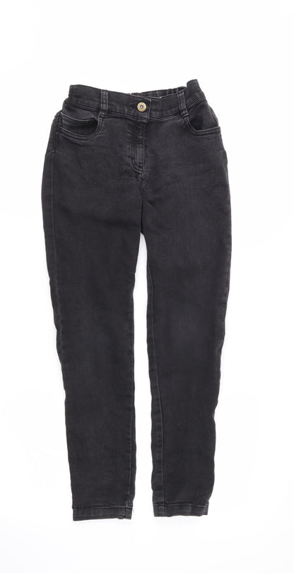 F&F Girls Black   Skinny Jeans Size 10-11 Years