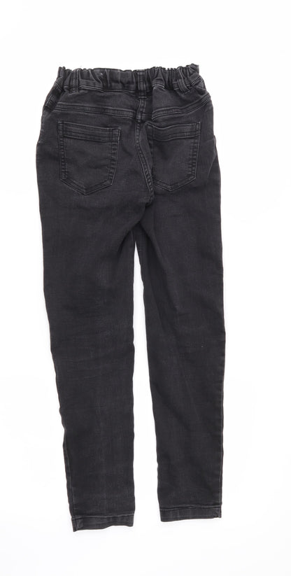 F&F Girls Black   Skinny Jeans Size 10-11 Years