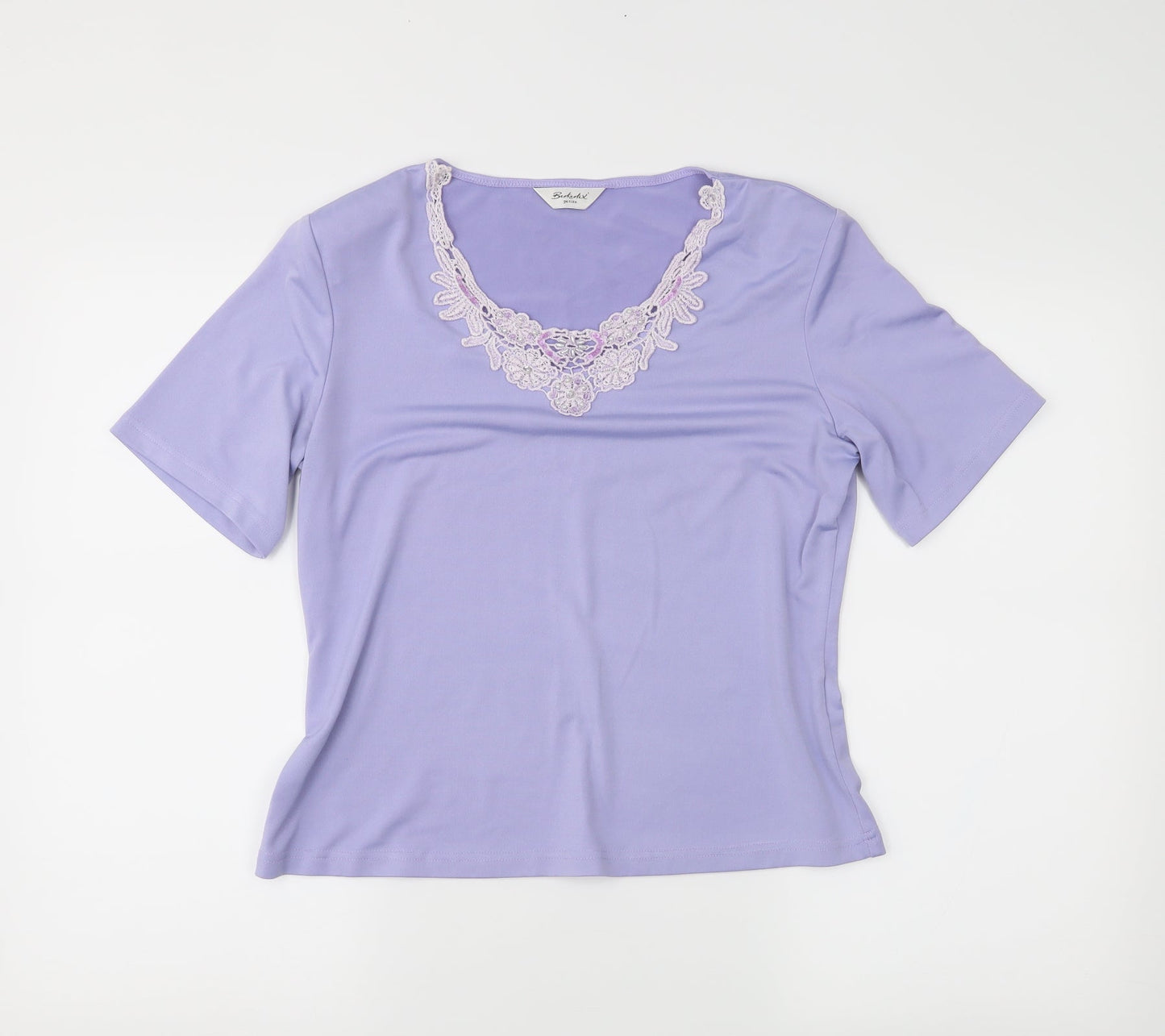 Berkertex Womens Purple   Basic Blouse Size 14