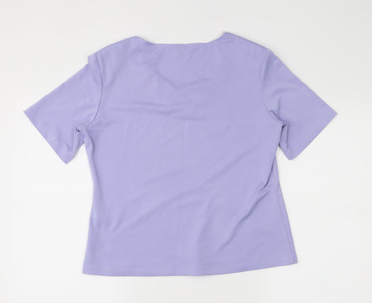 Berkertex Womens Purple   Basic Blouse Size 14