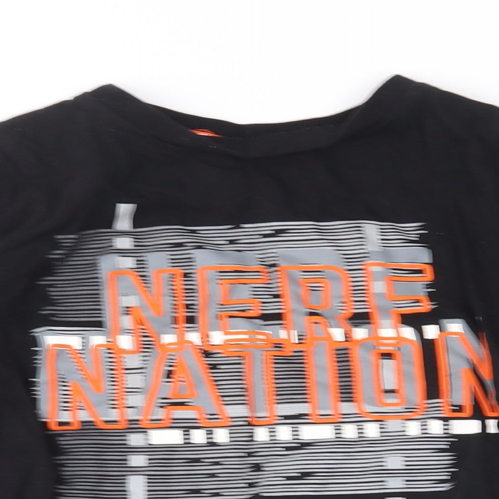 TU Boys Black   Basic T-Shirt Size 5-6 Years