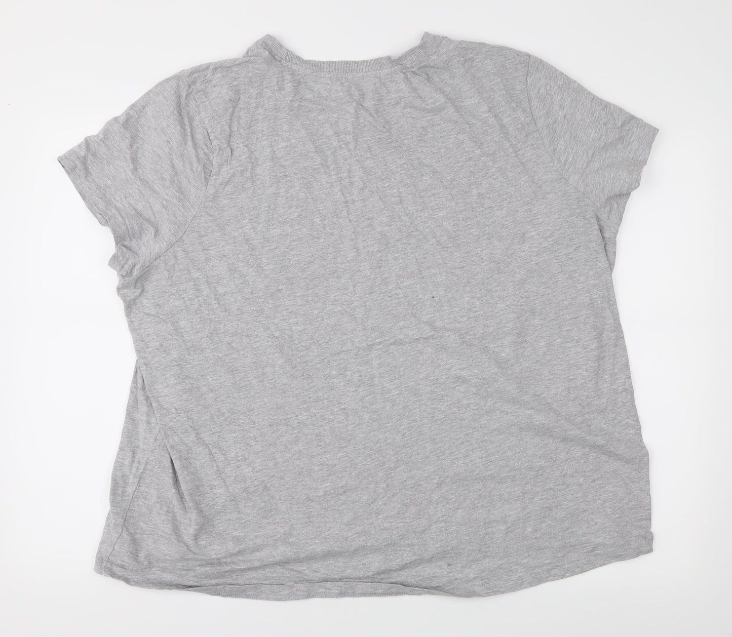 Womens UK Size  Disney Grey Basic T-Shirt