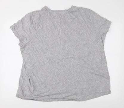 Womens UK Size  Disney Grey Basic T-Shirt