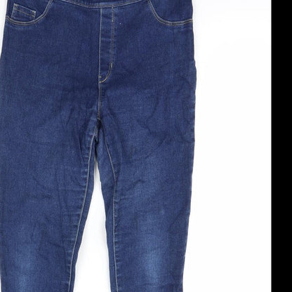 George Womens Blue   Jegging Trousers Size 10 L29 in