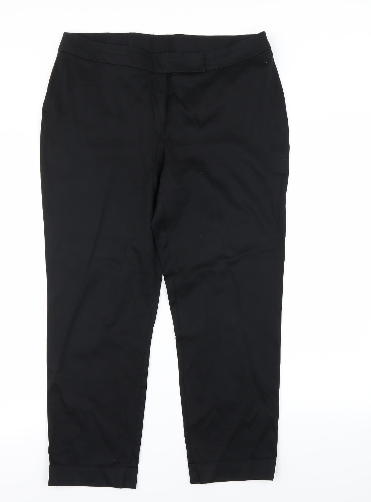 Womens UK Size 14 Dorothy Perkins Regular Fit  Black Trousers