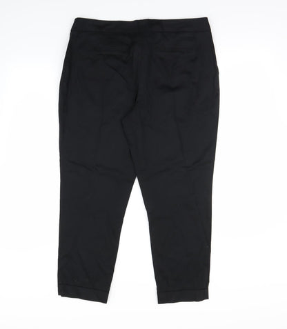 Womens UK Size 14 Dorothy Perkins Regular Fit  Black Trousers