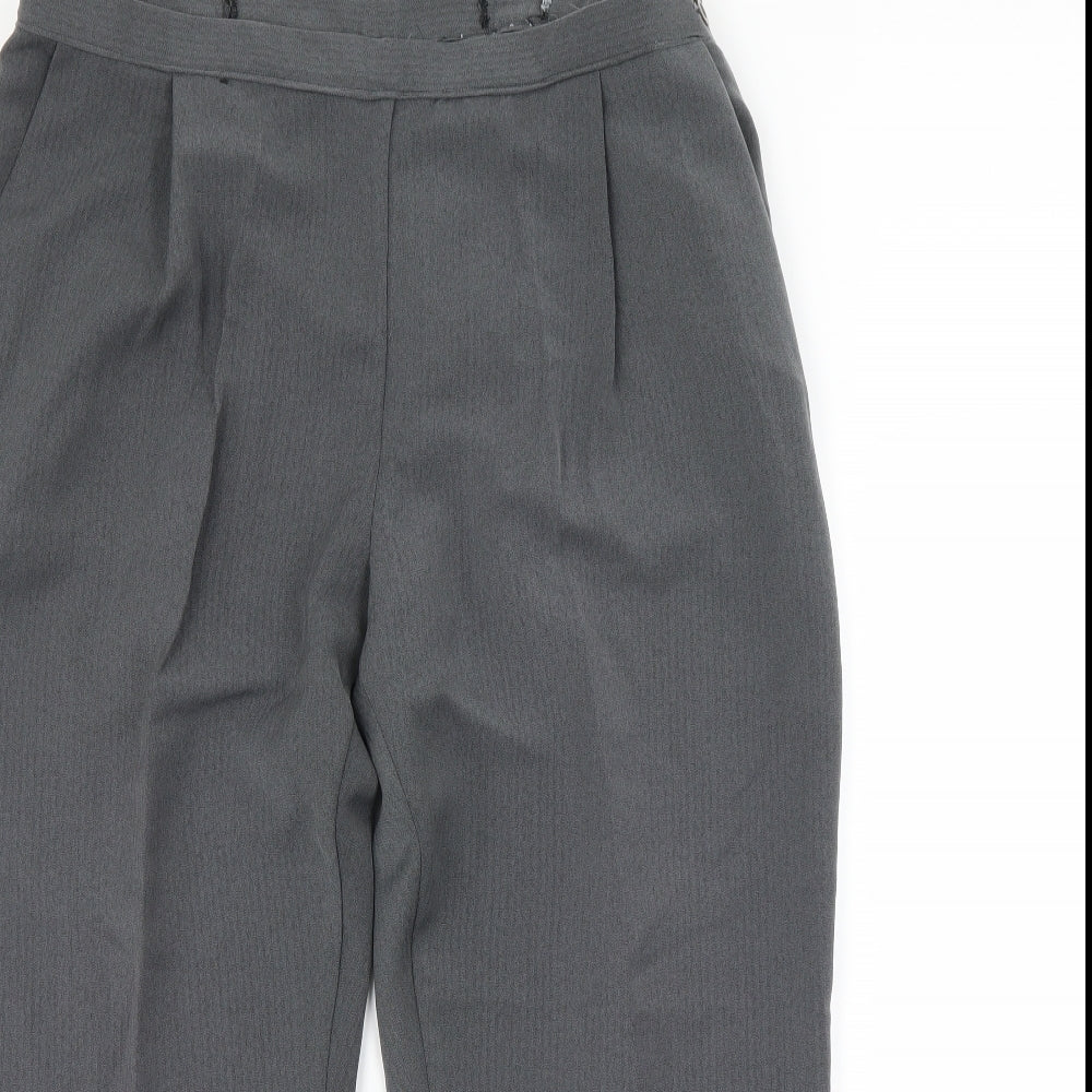 Womens UK Size 18 m&S Regular Fit Dress Pants Grey Trousers