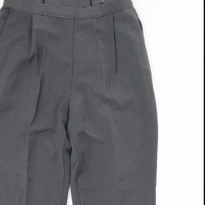 Womens UK Size 18 m&S Regular Fit Dress Pants Grey Trousers