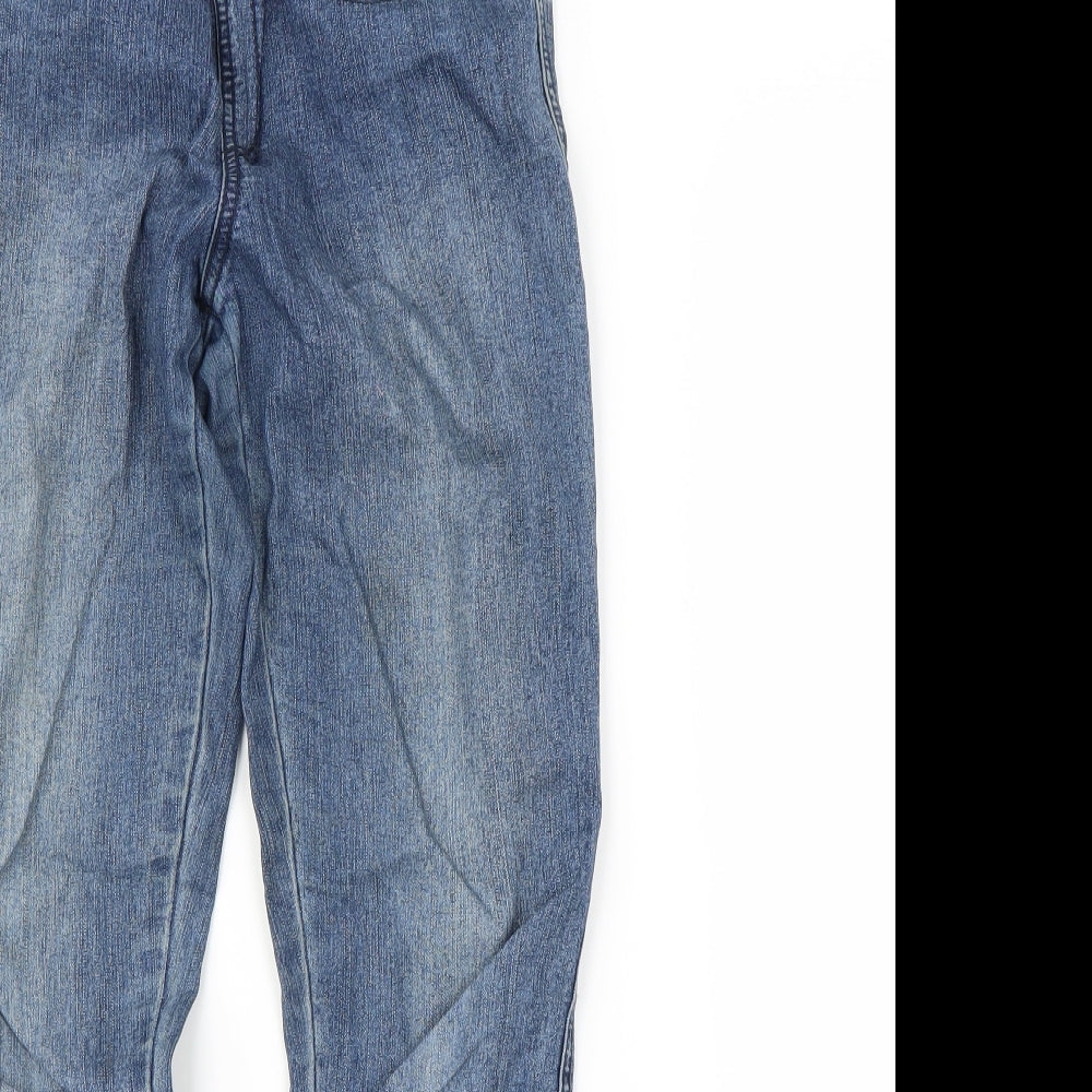 Moto Womens Blue   Straight Jeans Size 10 L27 in