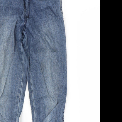 Moto Womens Blue   Straight Jeans Size 10 L27 in