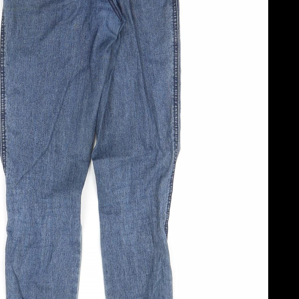 Moto Womens Blue   Straight Jeans Size 10 L27 in