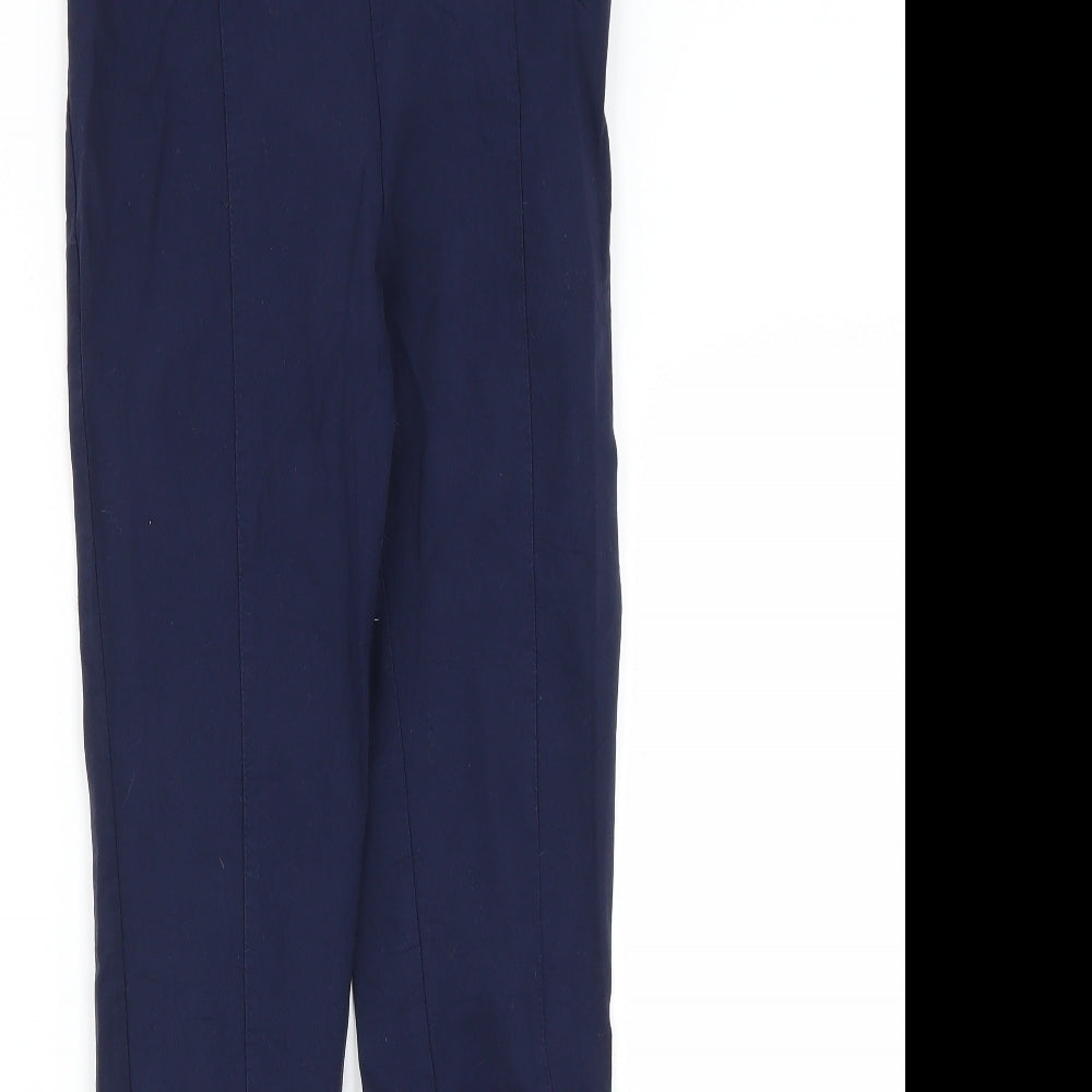 Primark Womens Blue   Chino Leggings Size 8 L27.5 in