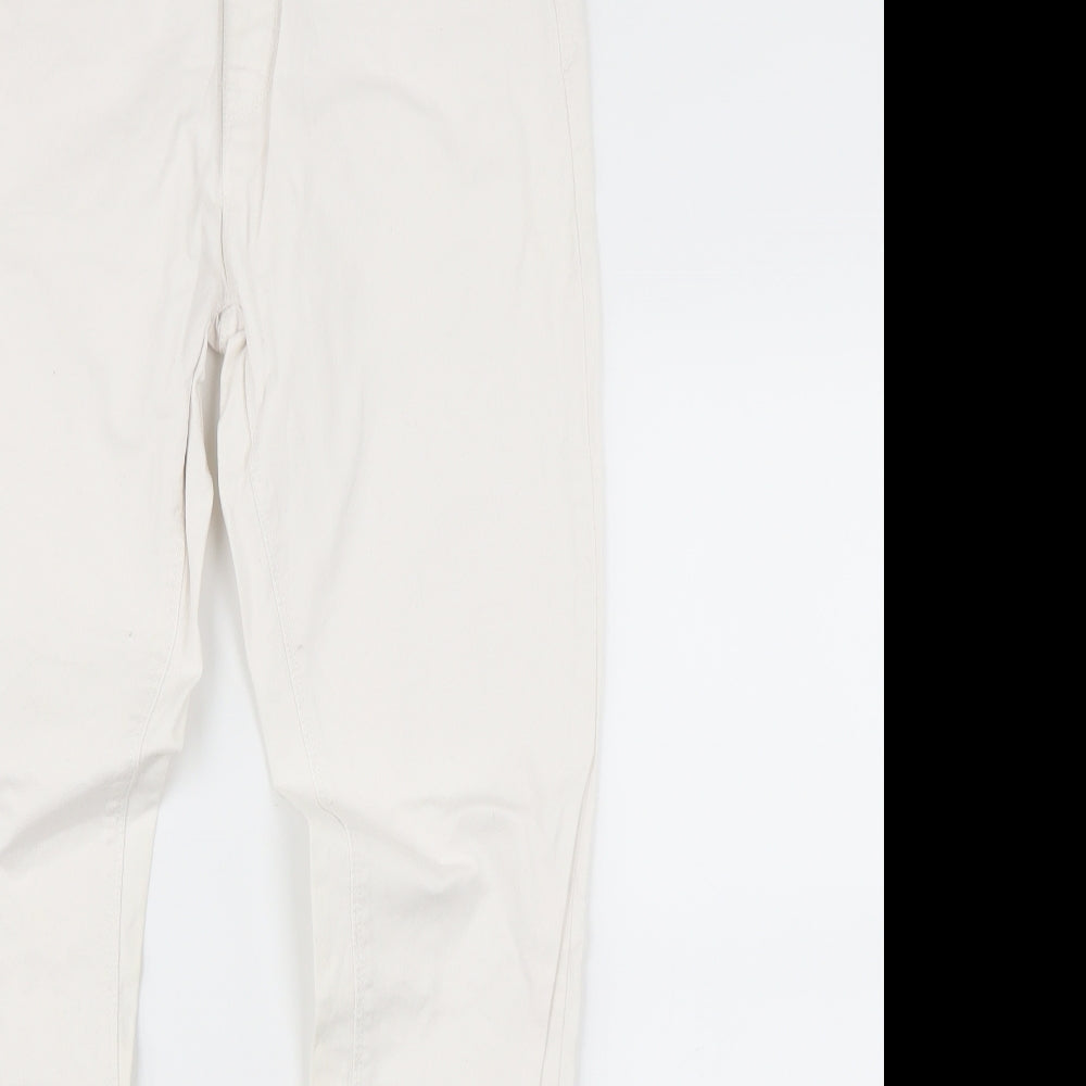 ESMARA Womens White   Straight Jeans Size 12 L28 in