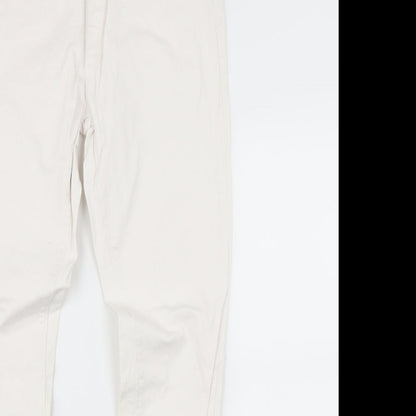 ESMARA Womens White   Straight Jeans Size 12 L28 in