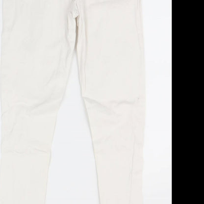 ESMARA Womens White   Straight Jeans Size 12 L28 in