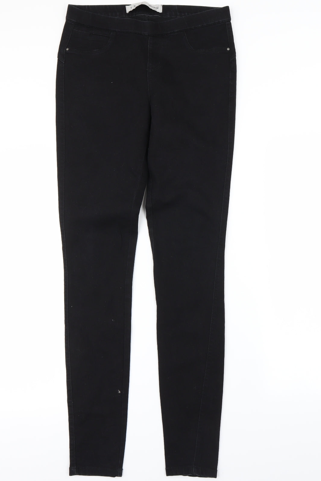 denim&co Womens Black   Jegging Jeans Size 10 L31 in