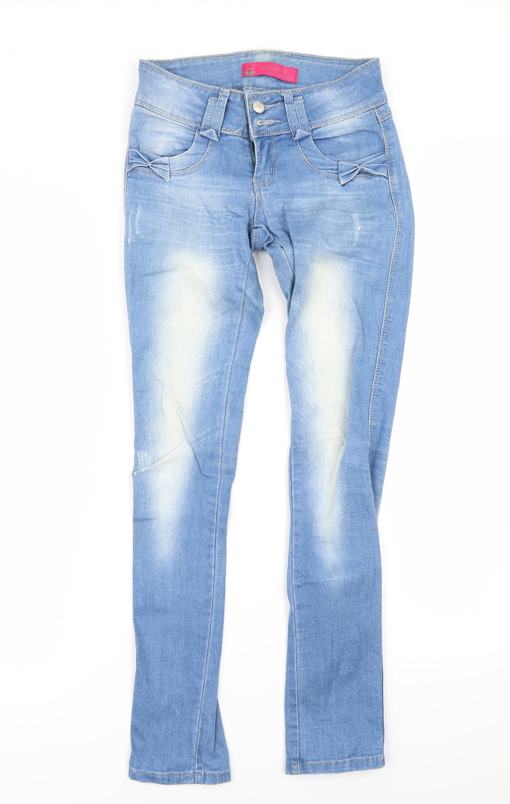 faxunhong Womens Blue   Skinny Jeans Size 25 in L29 in
