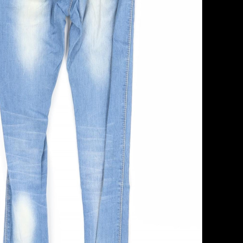 faxunhong Womens Blue   Skinny Jeans Size 25 in L29 in