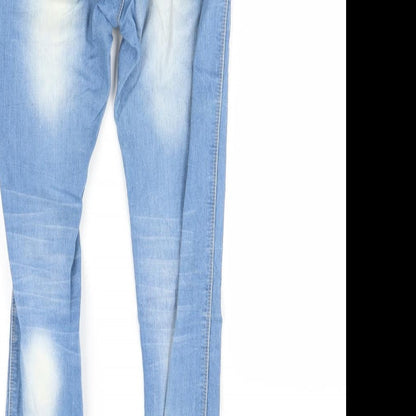 faxunhong Womens Blue   Skinny Jeans Size 25 in L29 in