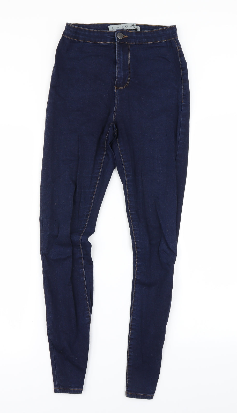 denim&co Womens Blue   Skinny Jeans Size 8 L28 in