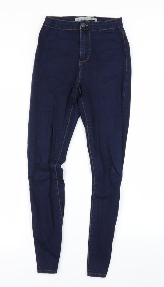 denim&co Womens Blue   Skinny Jeans Size 8 L28 in