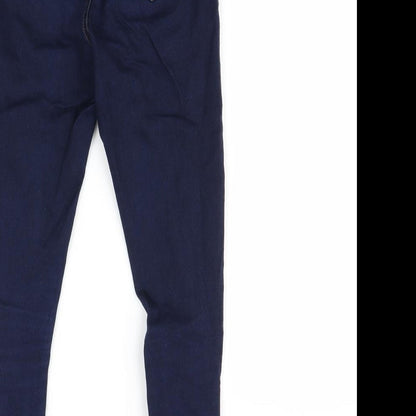 denim&co Womens Blue   Skinny Jeans Size 8 L28 in