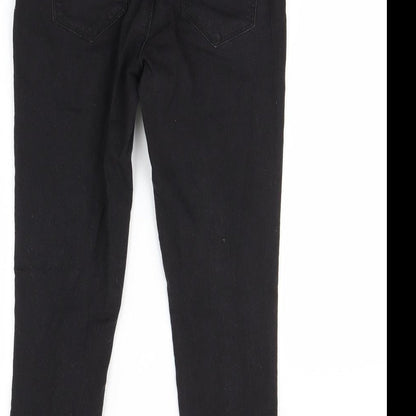 denim&co Womens Black   Skinny Jeans Size 10 L25.5 in