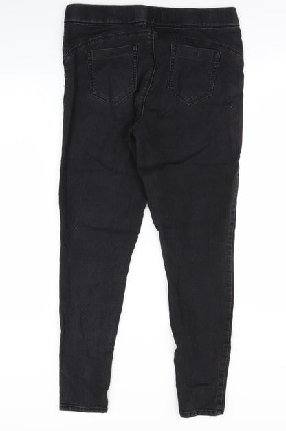 denim&co Womens Black   Jegging Jeans Size 14 L28 in
